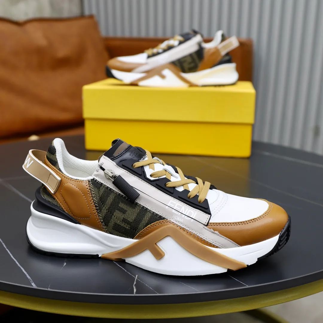 Men's men's shoes 290🔥Brand: FENDI Size: 38-44 (45, 46 customized) Grade: Original quality High version Material: Imported cowhide ➕ High-quality and comfortable lining Original lightweight non-slip outsole Style category: Travel Fashion casual shoes Versatile trend